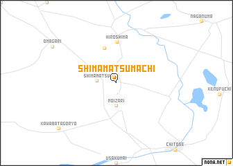 map of Shimamatsumachi