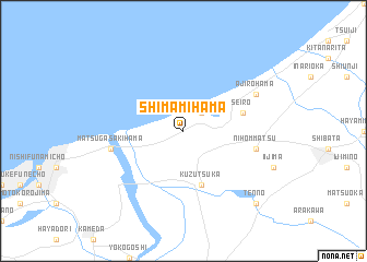 map of Shimamihama