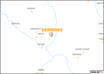 map of Shimanhku