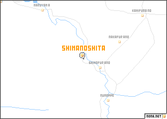 map of Shimanoshita