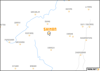 map of Shiman