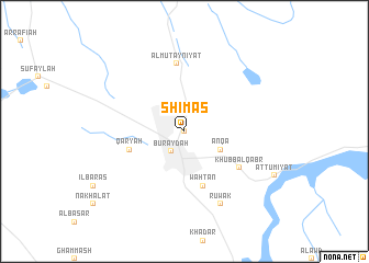 map of Shimās