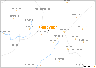map of Shimayuan