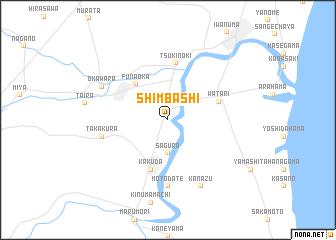 map of Shimbashi