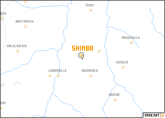 map of Shimba