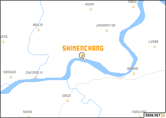 map of Shimenchang