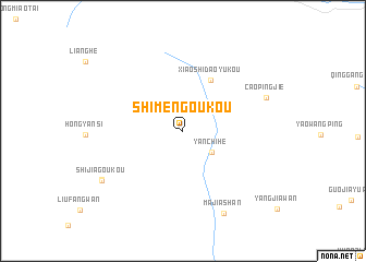 map of Shimengoukou
