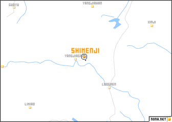 map of Shimenji