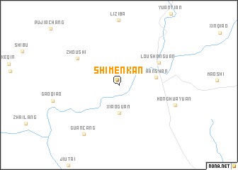 map of Shimenkan