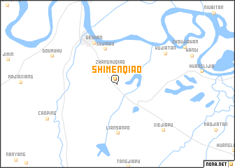 map of Shimenqiao