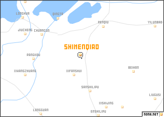 map of Shimenqiao