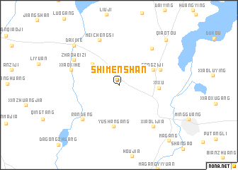 map of Shimenshan