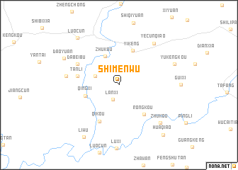 map of Shimenwu