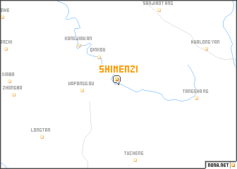 map of Shimenzi