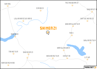 map of Shimenzi