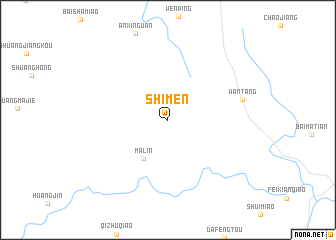 map of Shimen