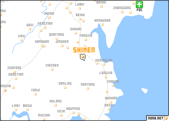 map of Shimen