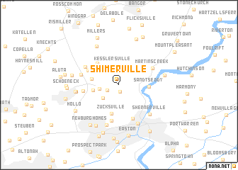 map of Shimerville