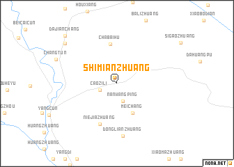 map of Shimianzhuang