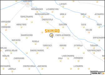 map of Shimiao