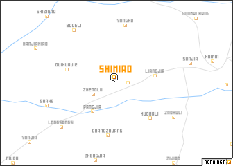 map of Shimiao