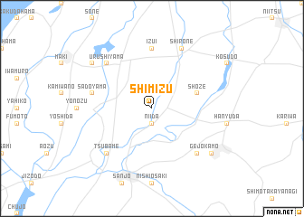 map of Shimizu