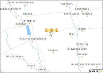 map of Shimke