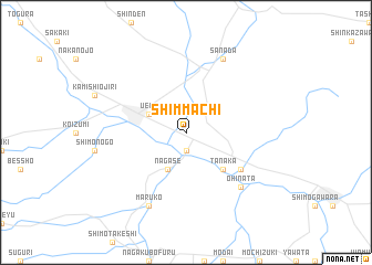 map of Shimmachi