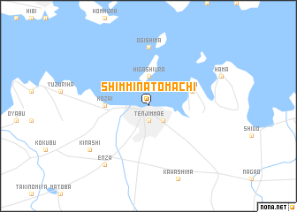 map of Shimminatomachi