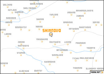 map of Shimnovo