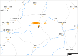 map of Shimo-abire