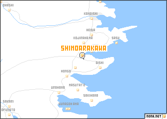 map of Shimoarakawa