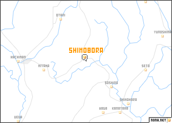 map of Shimobora