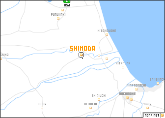 map of Shimoda