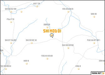 map of Shimodoi