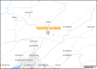 map of Shimo-fukawa