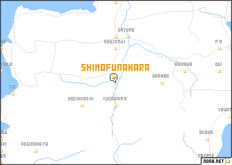 map of Shimo-funahara