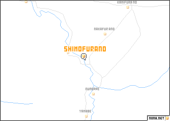 map of Shimo-furano