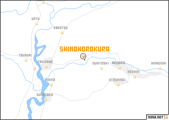 map of Shimo-horokura