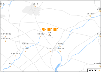 map of Shimo-ibo