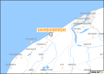 map of Shimo-ikarashi