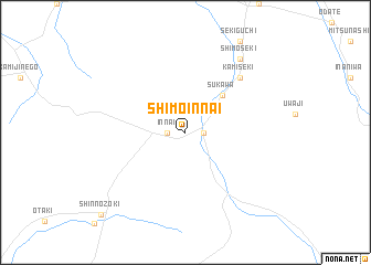 map of Shimo-innai