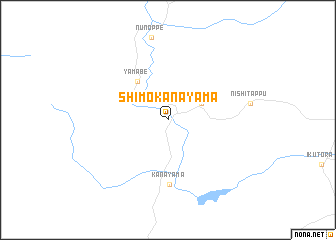 map of Shimo-kanayama