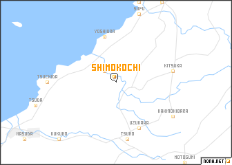 map of Shimo-kōchi