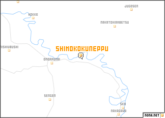 map of Shimo-kokuneppu