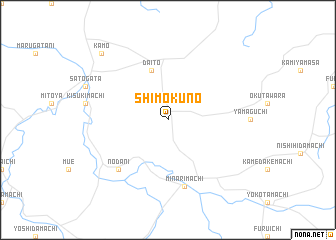 map of Shimo-kuno