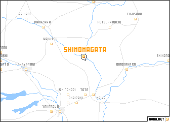 map of Shimo-magata