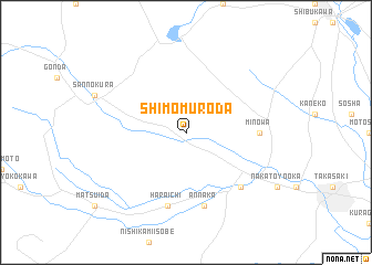 map of Shimo-muroda