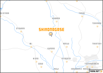 map of Shimo-nagase