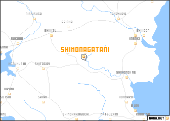 map of Shimo-nagatani